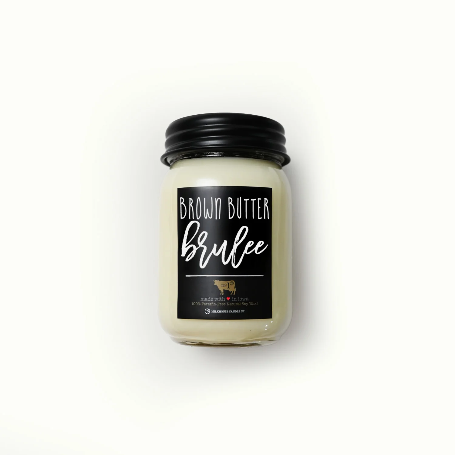 Brown Butter Brulee Candle | 13 oz Mason Jar