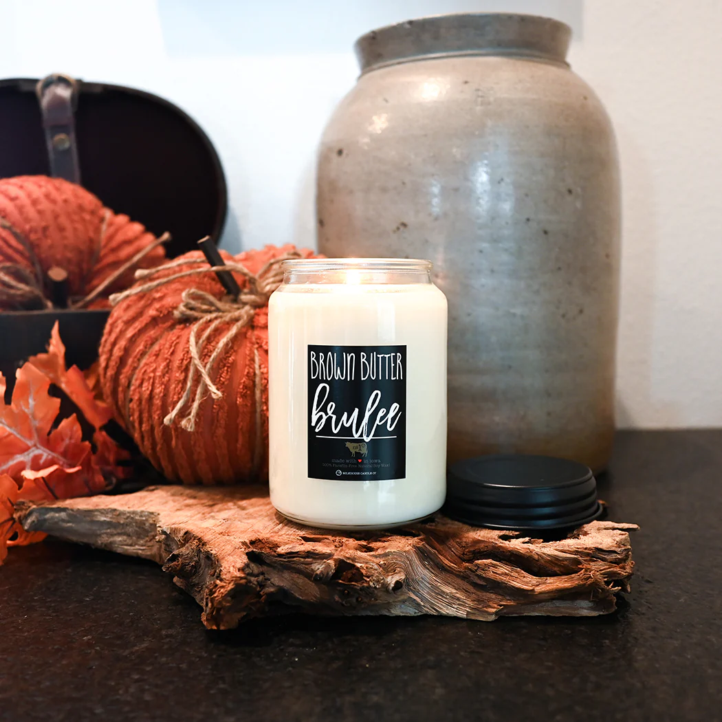 Brown Butter Brulee Candle | 26 oz Farmhouse Jar - Image 2