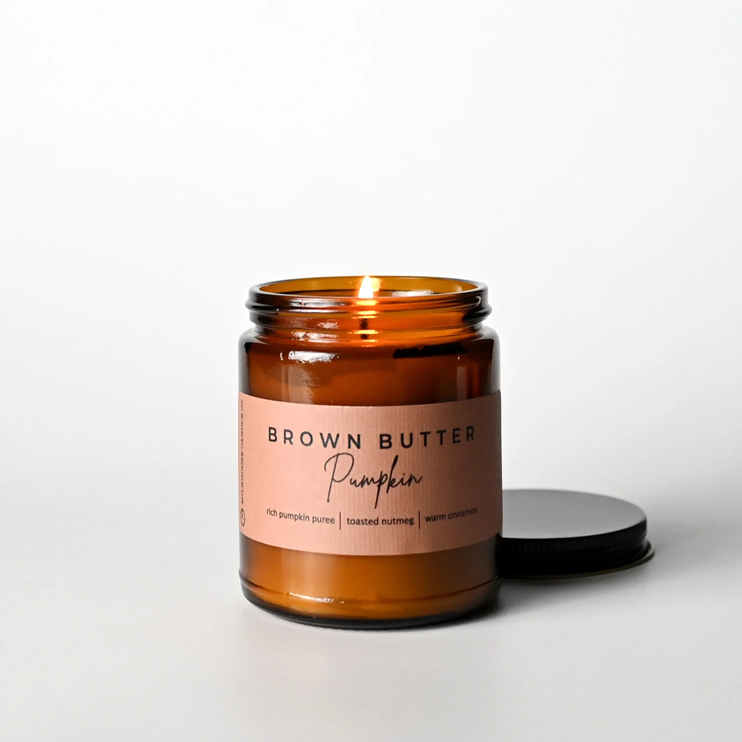 Brown Butter Pumpkin Candle | 7 oz Classic Statement - Image 4