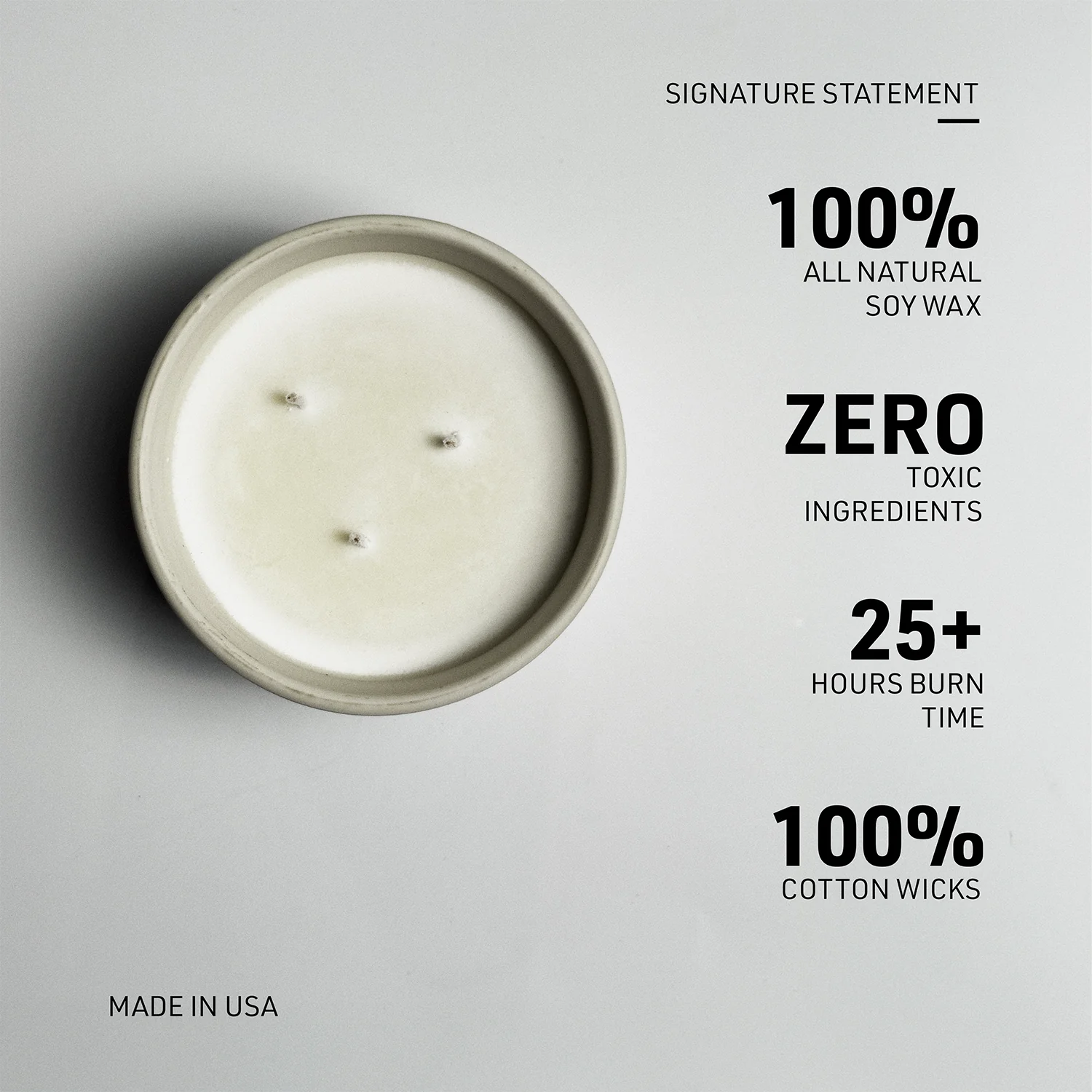 Peaches & Poppies Candle | 10 oz Statement Signature - Image 3