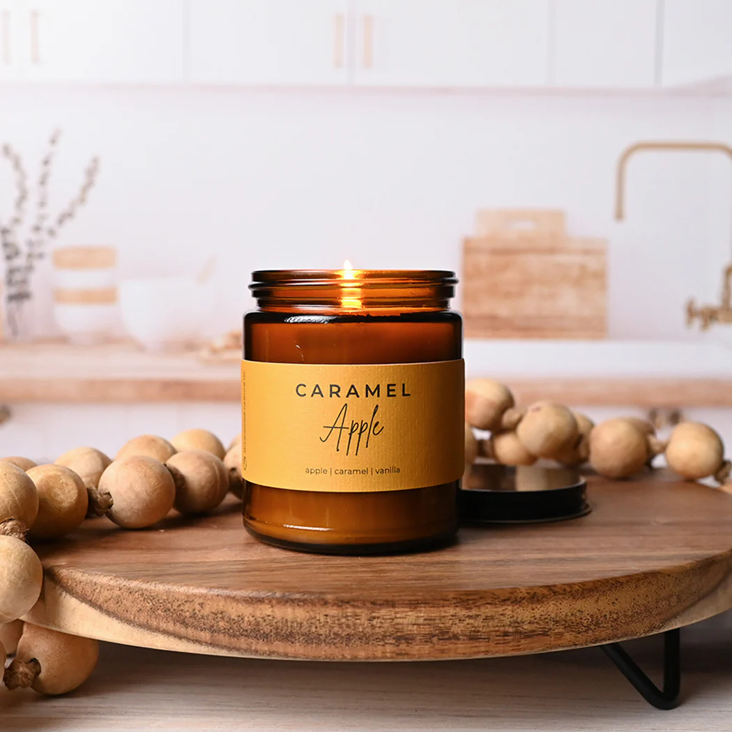 Caramel Apple Candle | 7 oz Statement - Image 2