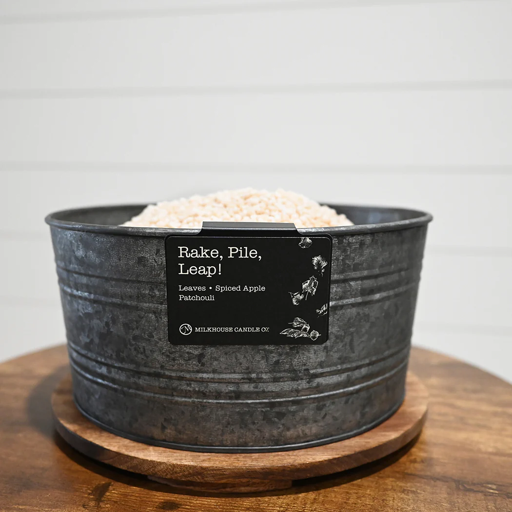 Rake, Pile, Leap! Candle Bar Scent Label Sign - Image 2