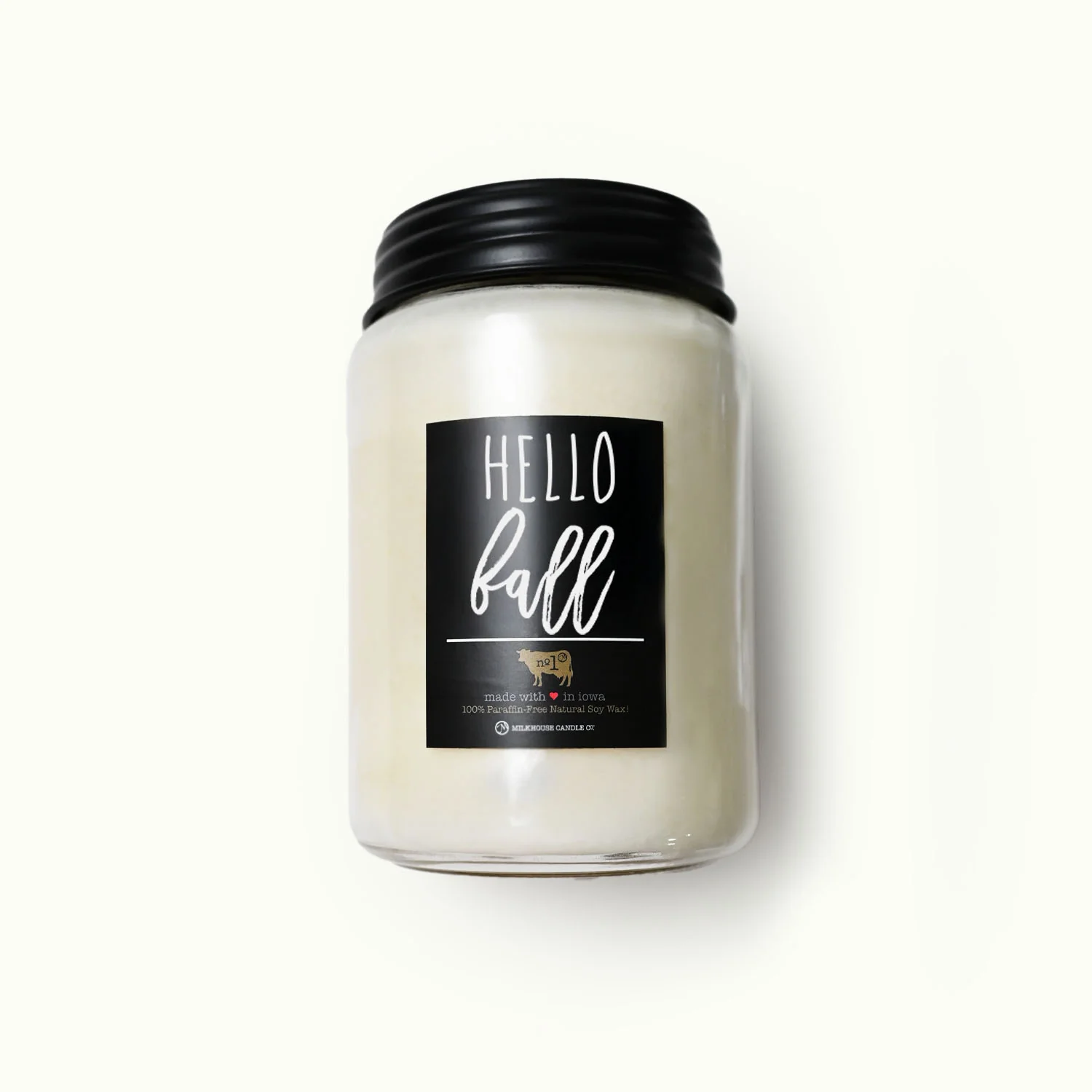 Hello Fall Candle | 26 oz Farmhouse Jar