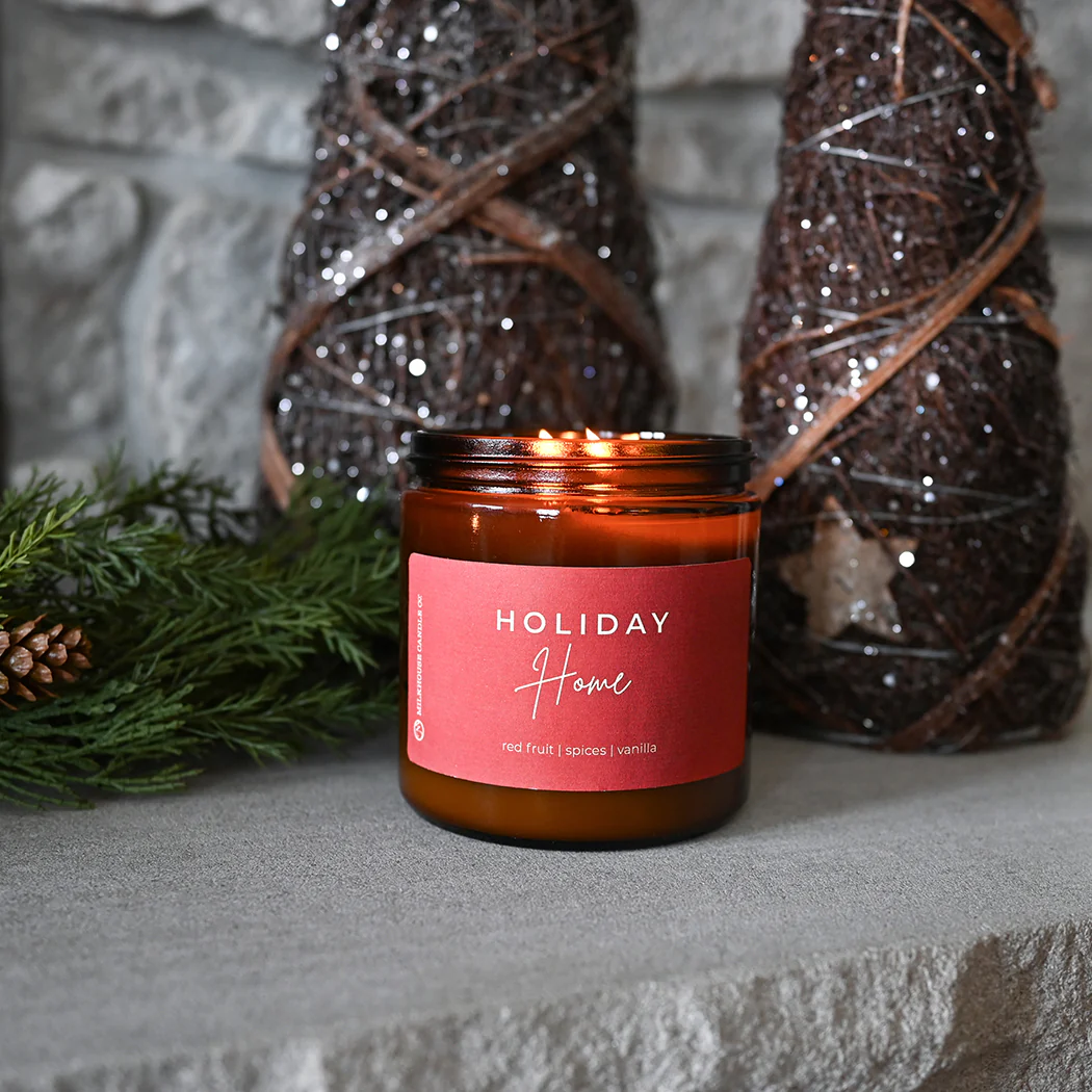 Holiday Home Candle | 12 oz Classic Statement - Image 2