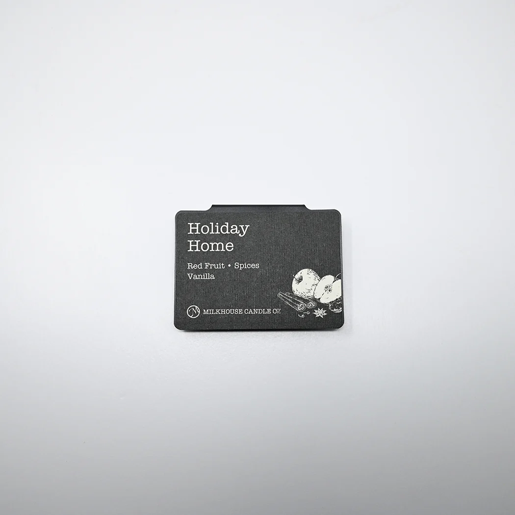 Holiday Home Candle Bar Scent Label Sign