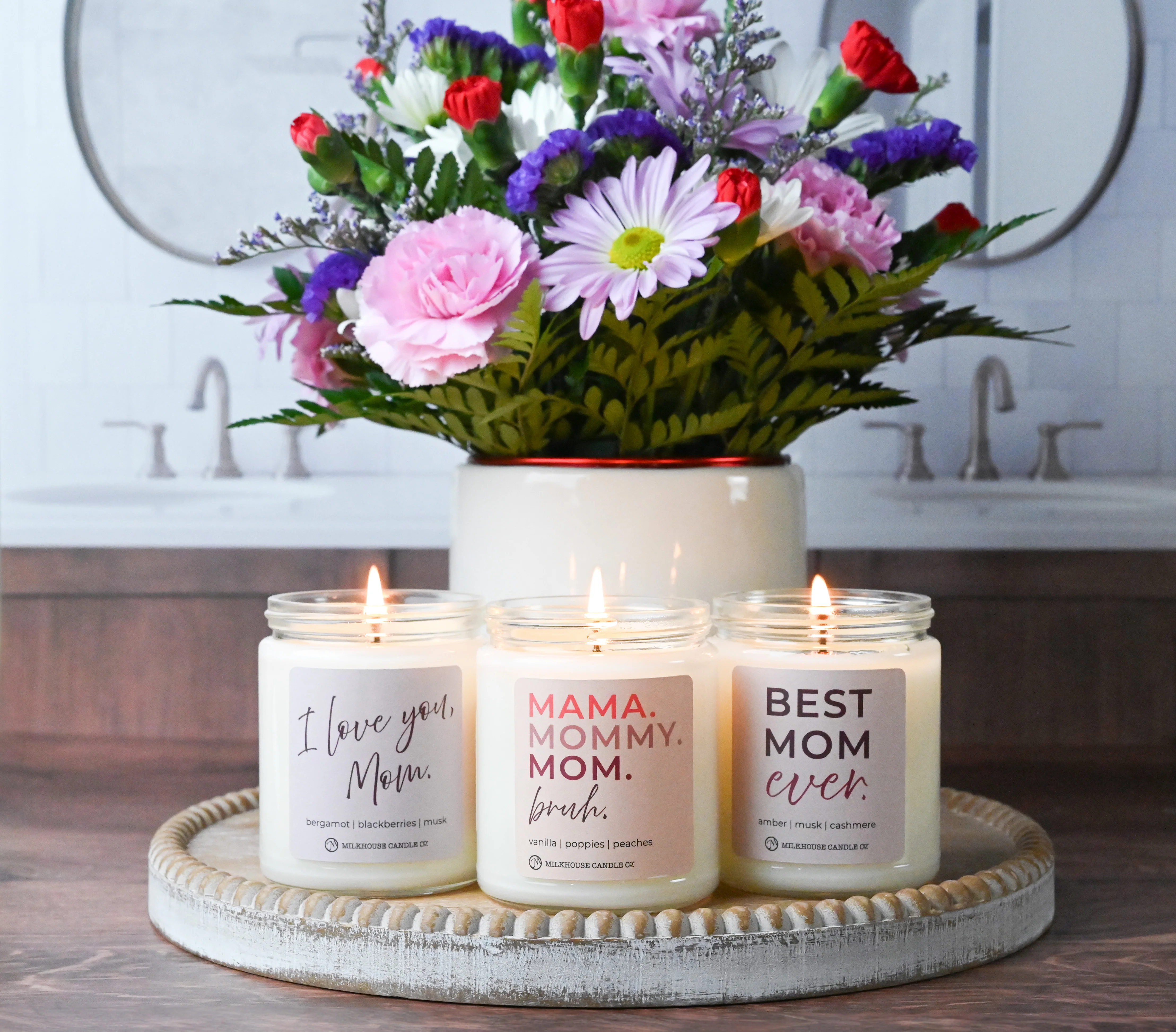 Mama. Mommy. Mom. Bruh. | 7oz Candle Mother's Day Exclusive - Image 4