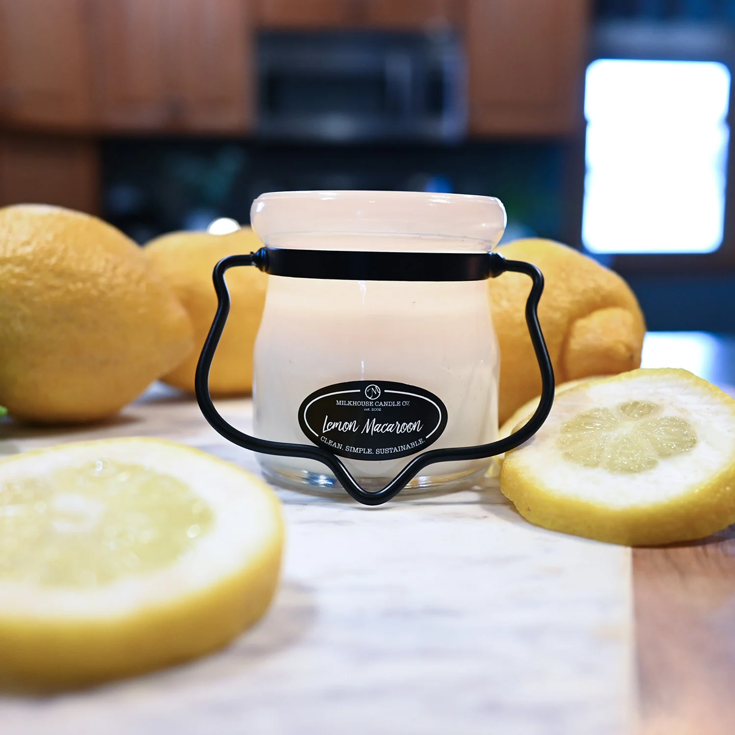 Lemon Macaroon Candle | 5 oz Cream Jar - Image 2