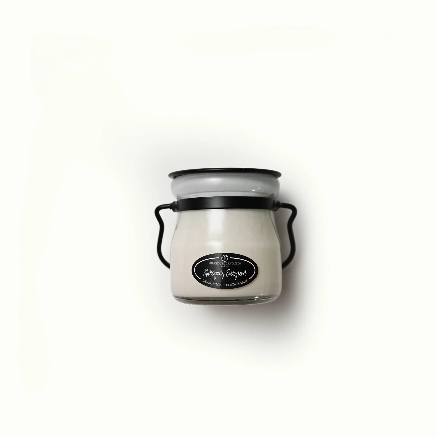 Mahogany Evergreen Candle | 5 oz Cream Jar