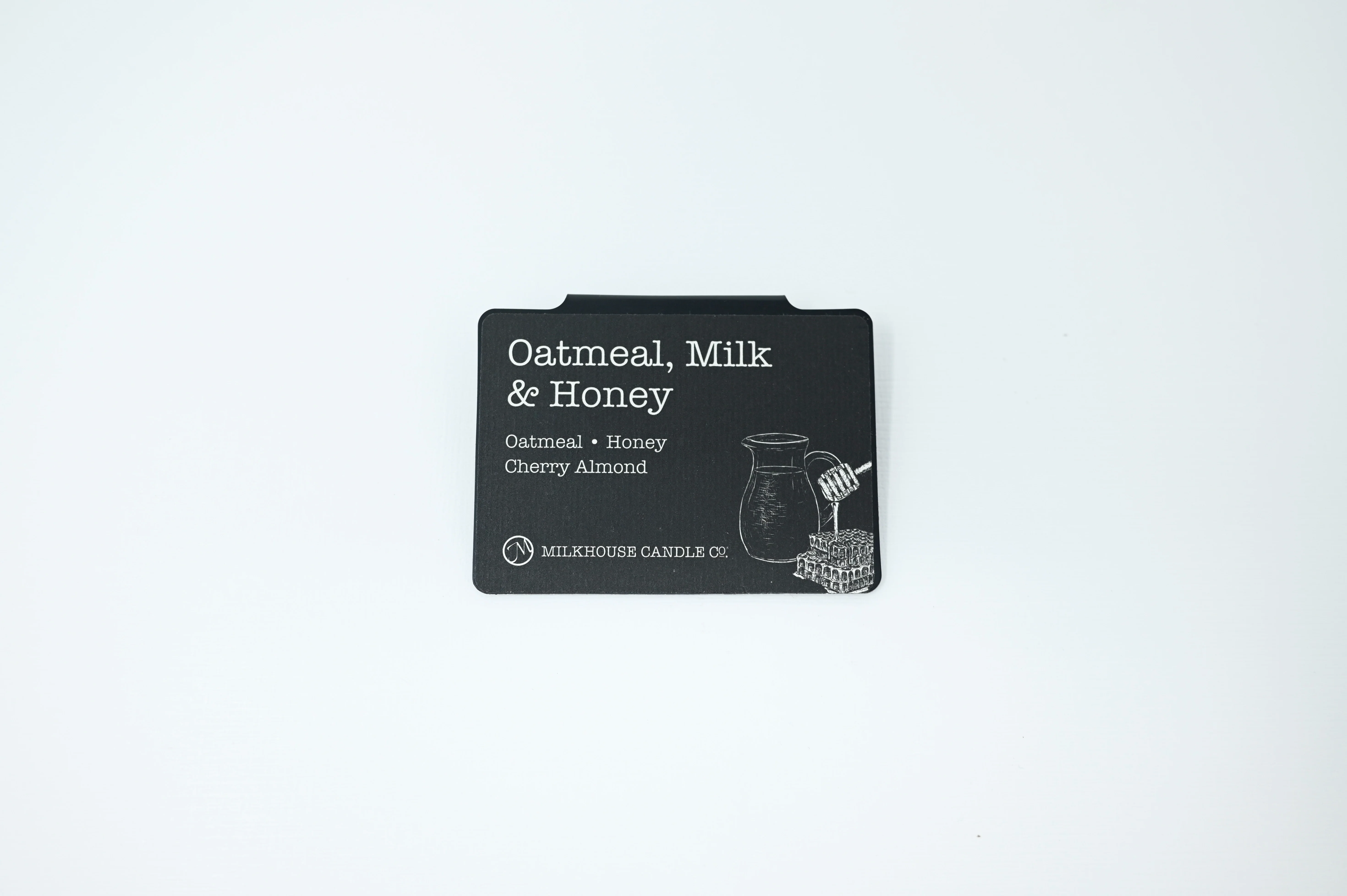 Oatmeal, Milk & Honey Candle Bar Scent Label Sign