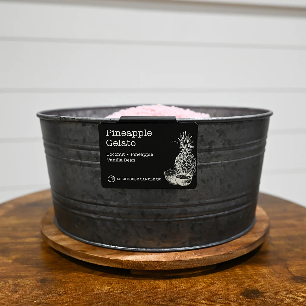 Pineapple Gelato Candle Bar Scent Label Sign - Image 2