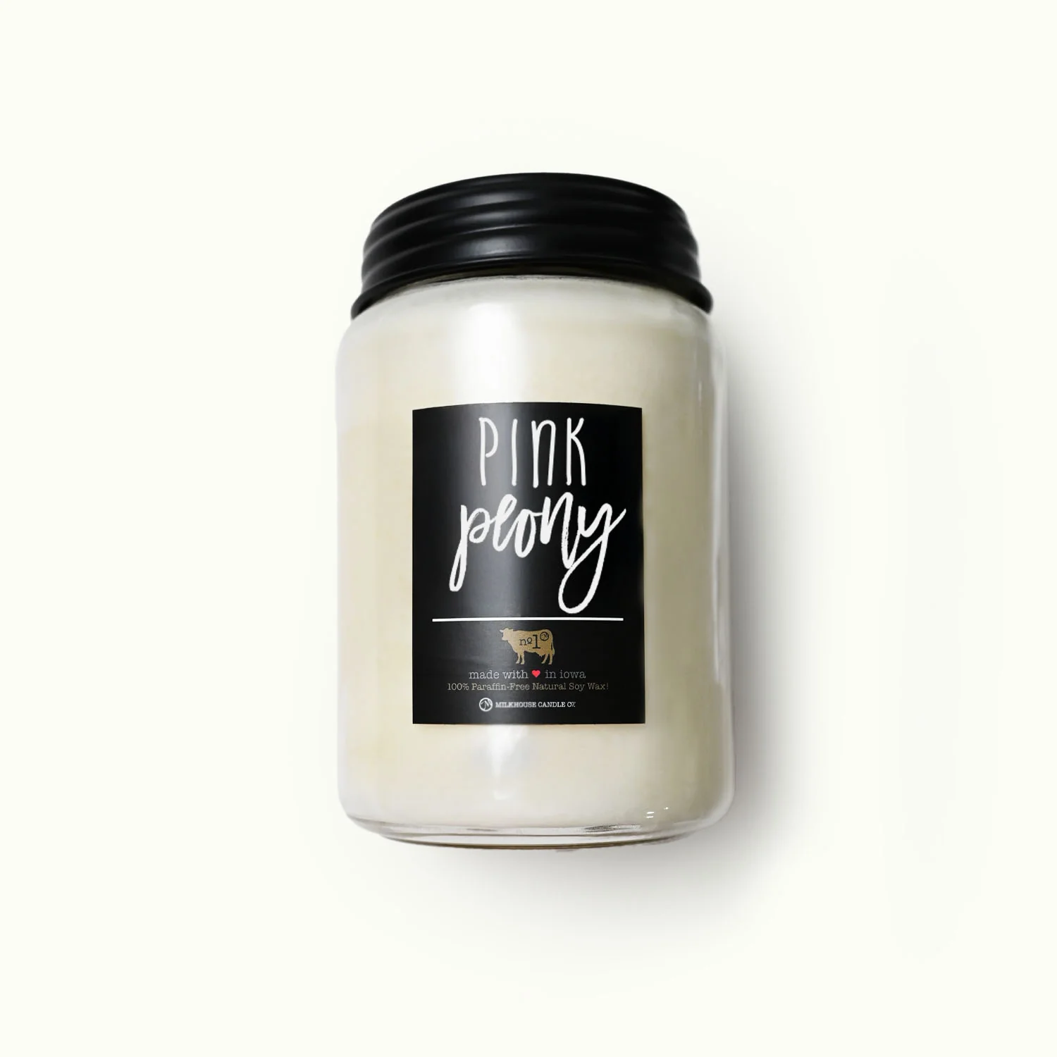 Pink Peony Candle | 26 oz Farmhouse Jar