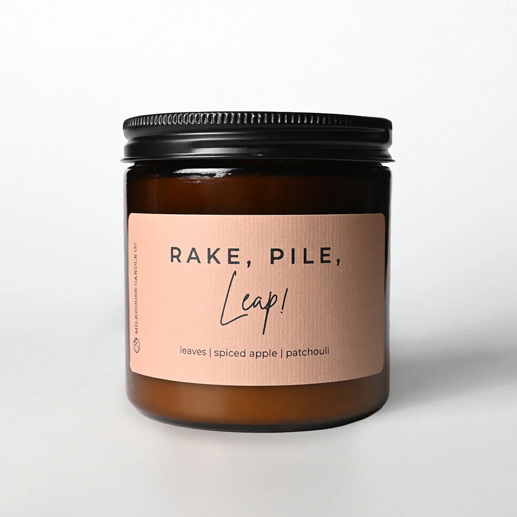 Rake, Pile, Leap! Candle | 12 oz Classic Statement