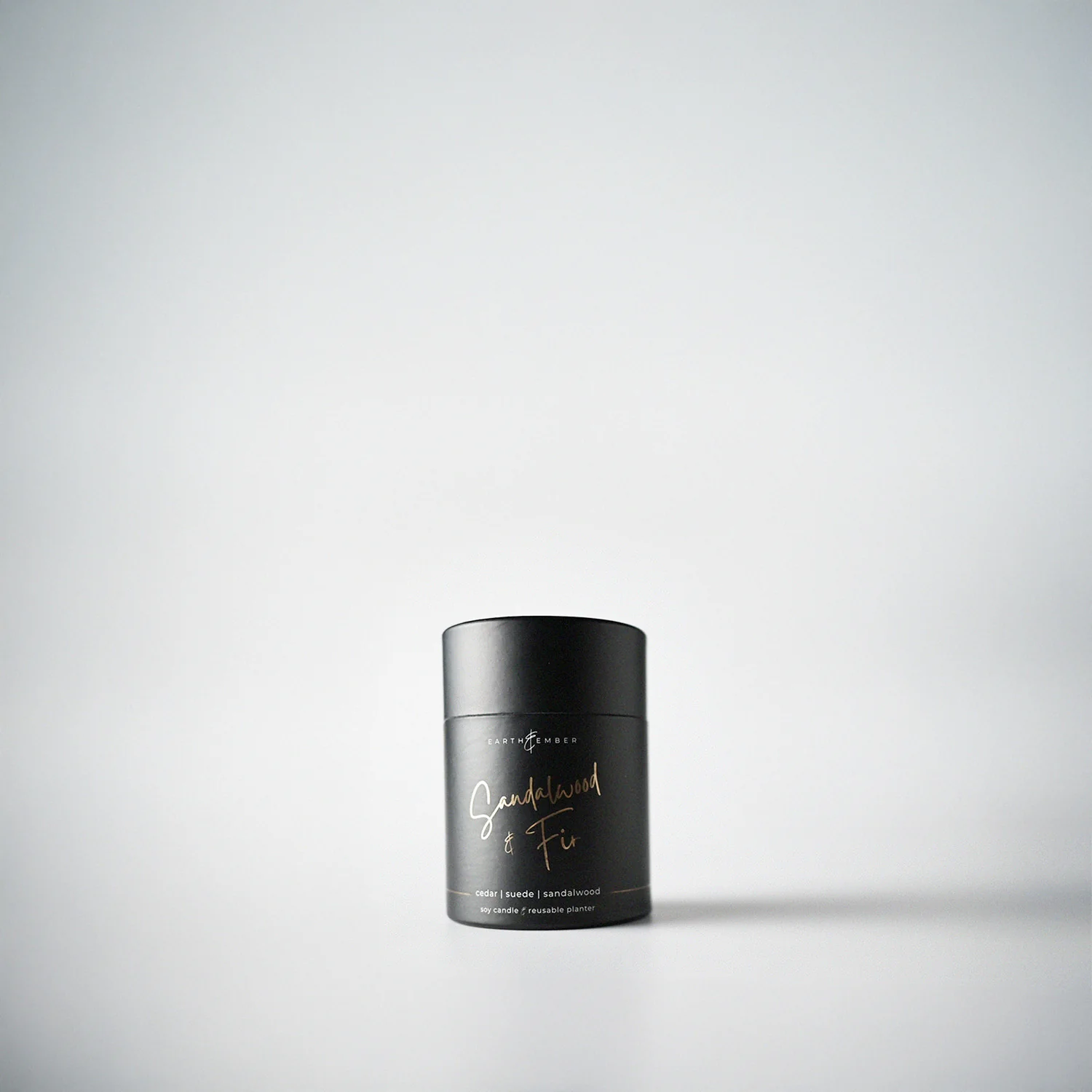 Earth & Ember 2 oz Candle: Sandalwood & Fir - Image 2