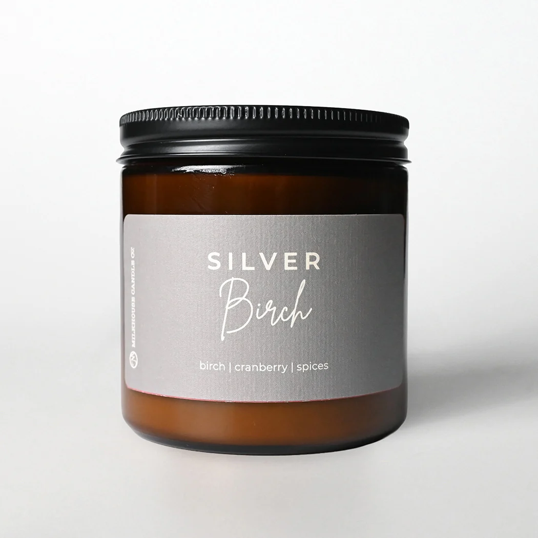 Silver Birch Candle | 12 oz Classic Statement