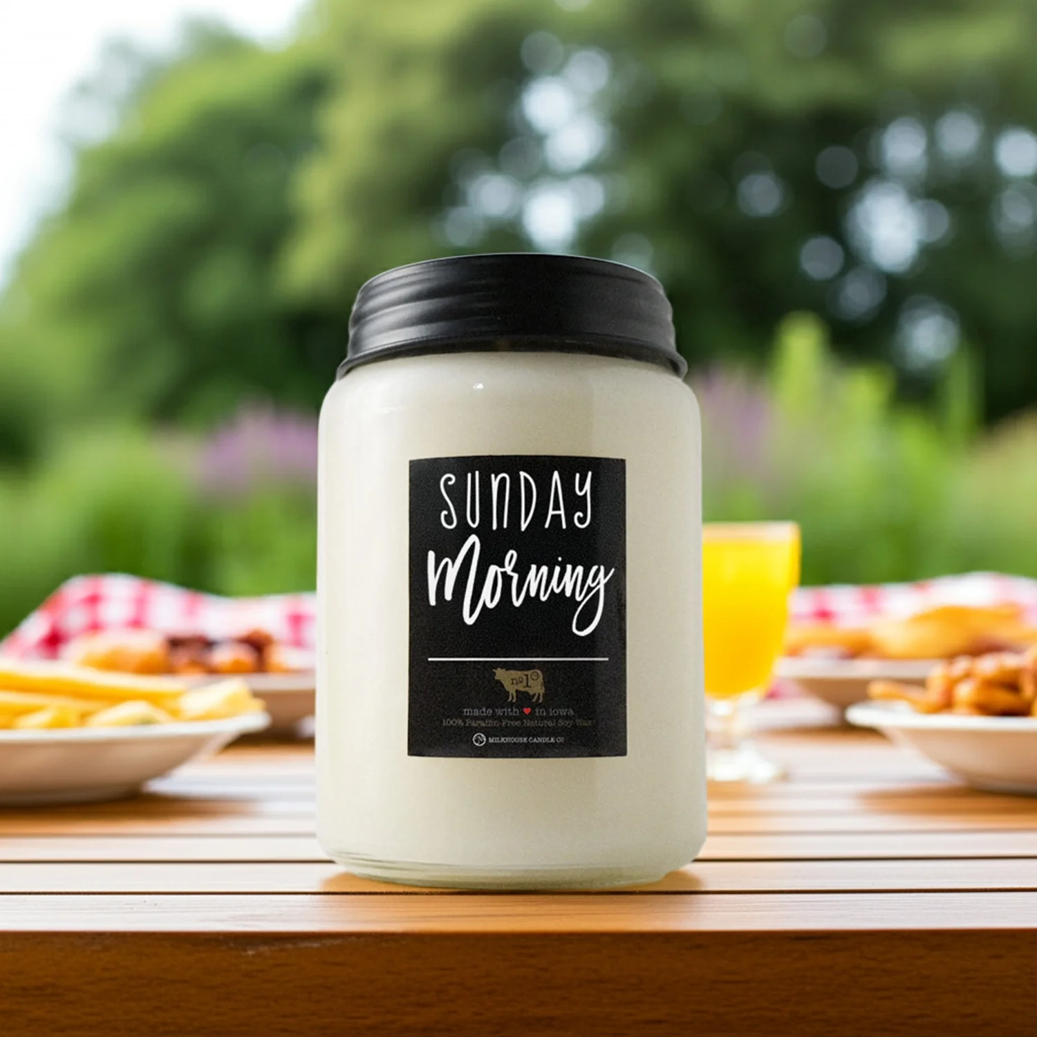 Sunday Morning Candle | 26 oz Farmhouse Jar - Image 3