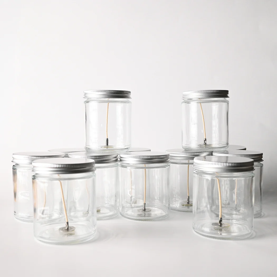 Candle Bar - 5.5 oz Glass Wicked Jar with Lid - Image 4