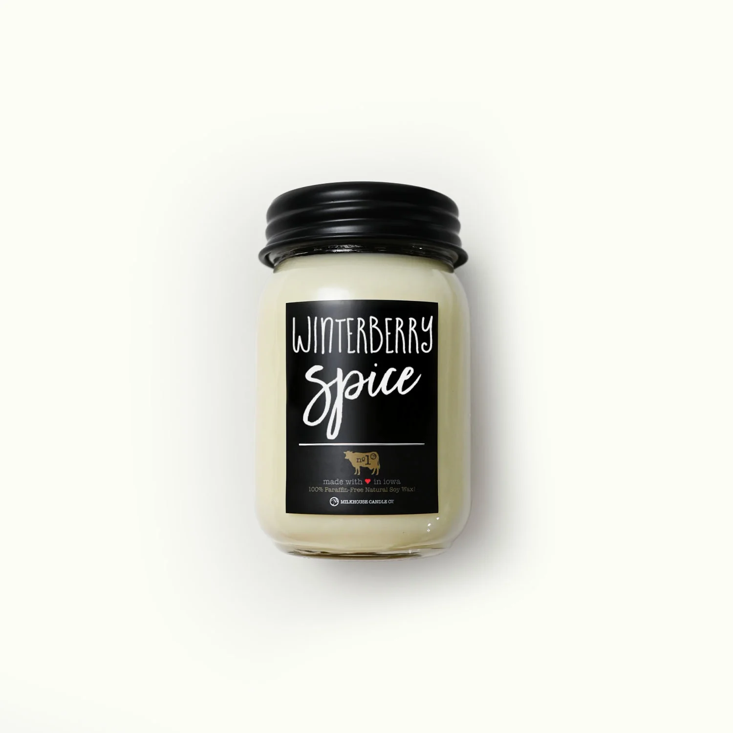 Winterberry Spice Candle | 13 oz Mason Jar